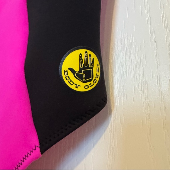 Body Glove Black Pink One Piece Swimsuit Athletic 80’s vintage beach neoprene Lg - Picture 11 of 13